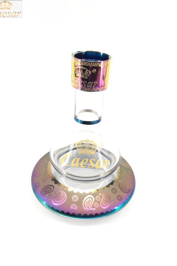 כד לנרגילה Asham - Rainbow