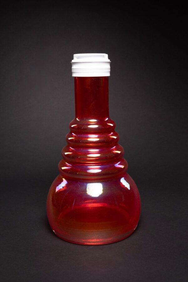 כד לנרגילה Infiniti - שחור - זכוכית זהב